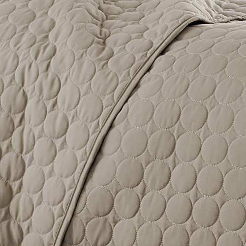 25 - Circle Stitch Taupe
