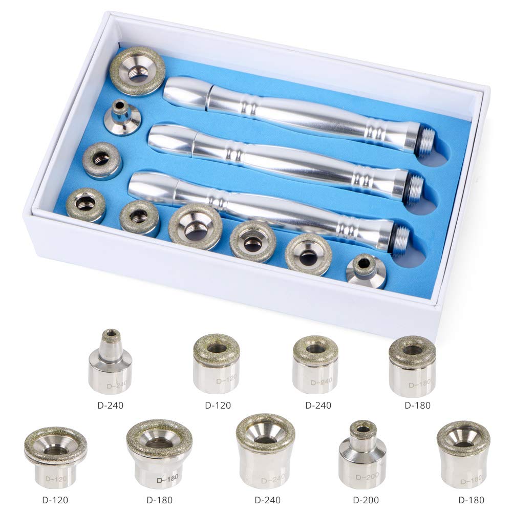 Professional Microdermabrasion Machine with Diamond Tips Kit - At-Home Facial Exfoliation for Glowing Skin | Perfect for Acne Treatment, Anti-Aging & Skin Rejuvenation