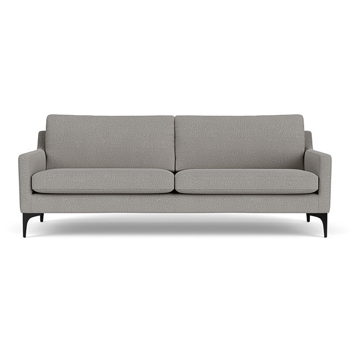 Astha Boucle 3 Seater Sofa - Modern Upholstered Couch with Soft Fabric for Living Room, Lounge & Office | Comfortable Sectional Sofa for Home Decor