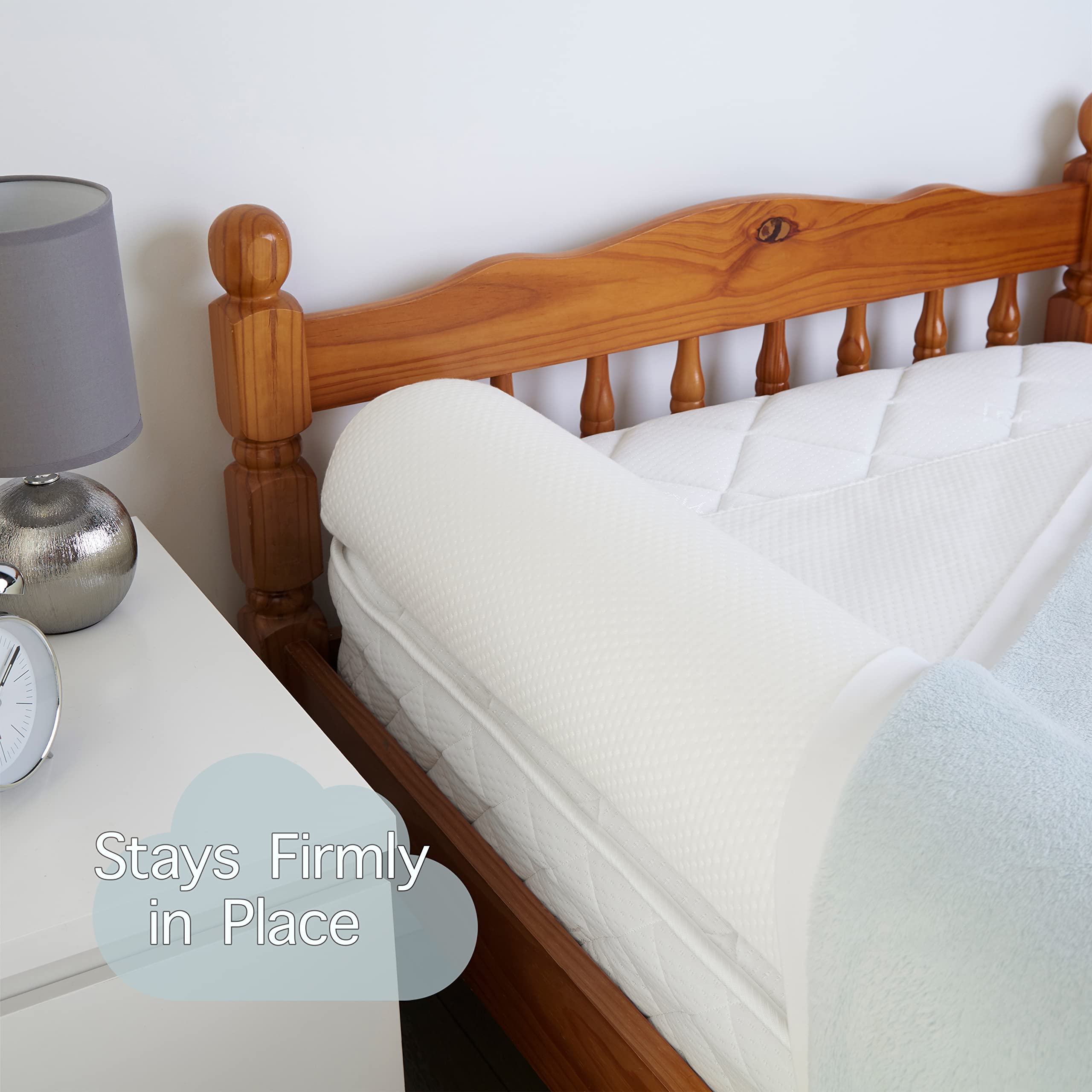 GoBobos Bed Rail for Elderly - Adjustable Safety Bed Rail for Seniors & Adults | Sturdy Bed Guard for Double Beds | UK Brand | Fall Prevention & Home Care Aid for Elderly Safety