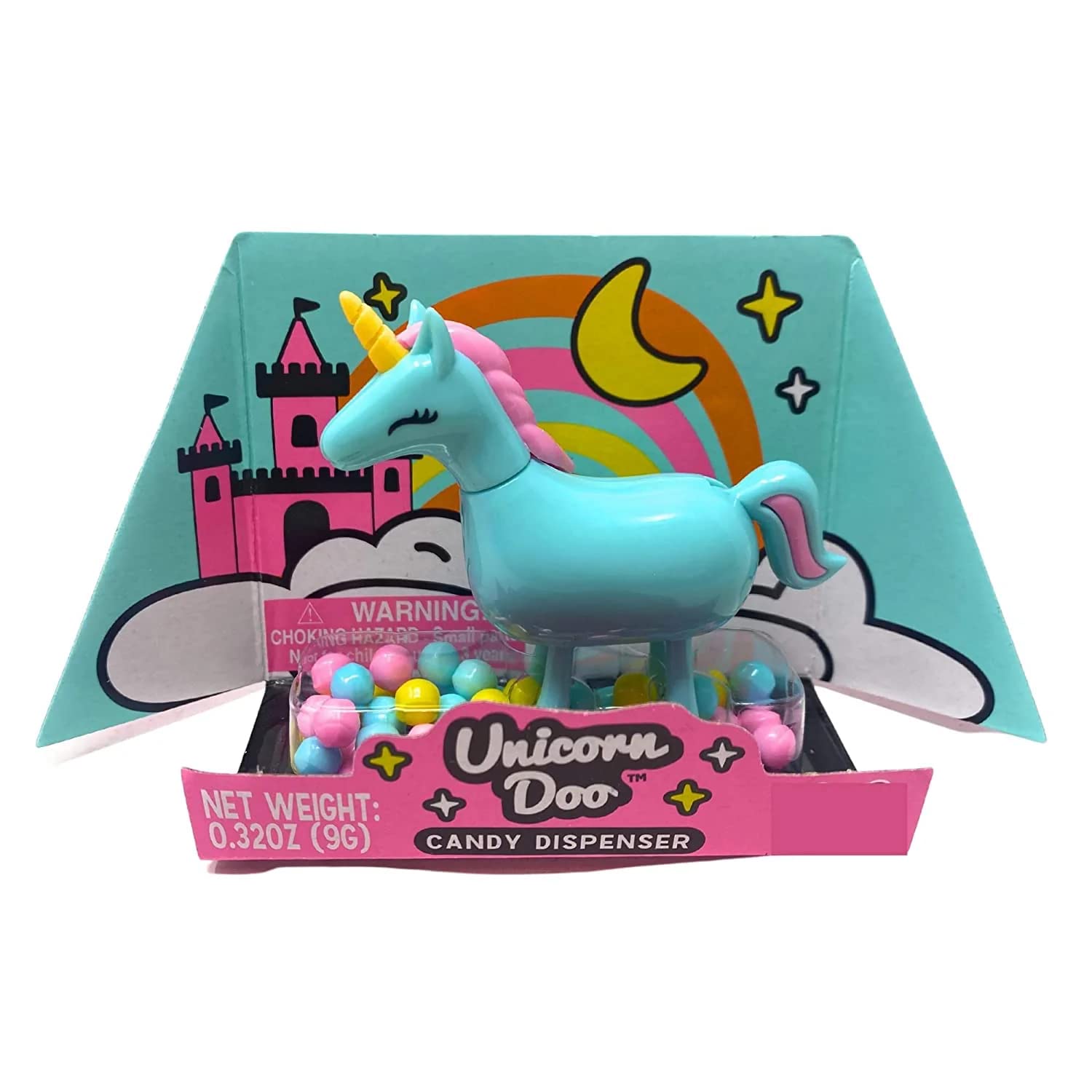 Kidsmania Unicorn Doo Candy Dispenser (Pack of 3) - Fun Party Favors for Birthdays, Halloween & Classroom Rewards