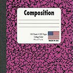 Compostion Book Hot Pink