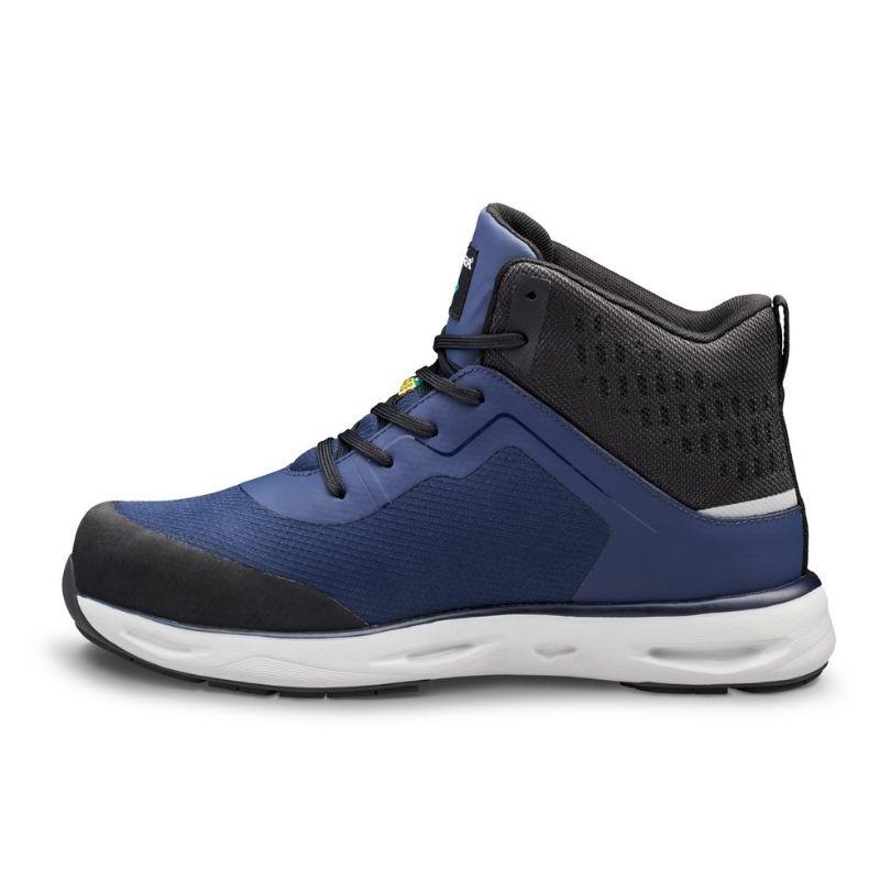 Terra Lites MID TR0A4NS3IE0 SD Unisex Composite Toe Athletic Safety Shoes - Blue | Lightweight Work Shoes for Construction, Warehouse & Industrial Safety | OSHA Compliant Slip Resistant Work Boots