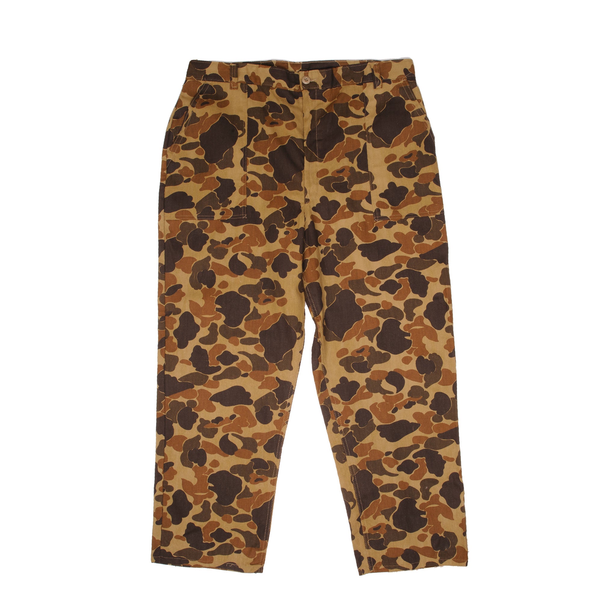 Vintage US Army Ranger Camo Pants - XL Size - Authentic 1970s Military Trousers for Outdoor Hunting, Hiking & Tactical Adventures