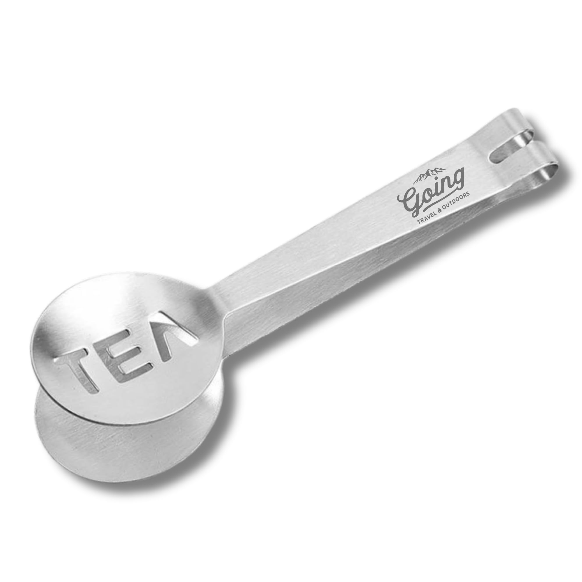 Premium Stainless Steel Tea Bag Holder & Strainer Clip - Squeezer, Clamp & Stirrer for All Tea Bag Sizes - Compact Travel-Friendly Design - Perfect for Home, Office & On-the-Go Tea Lovers