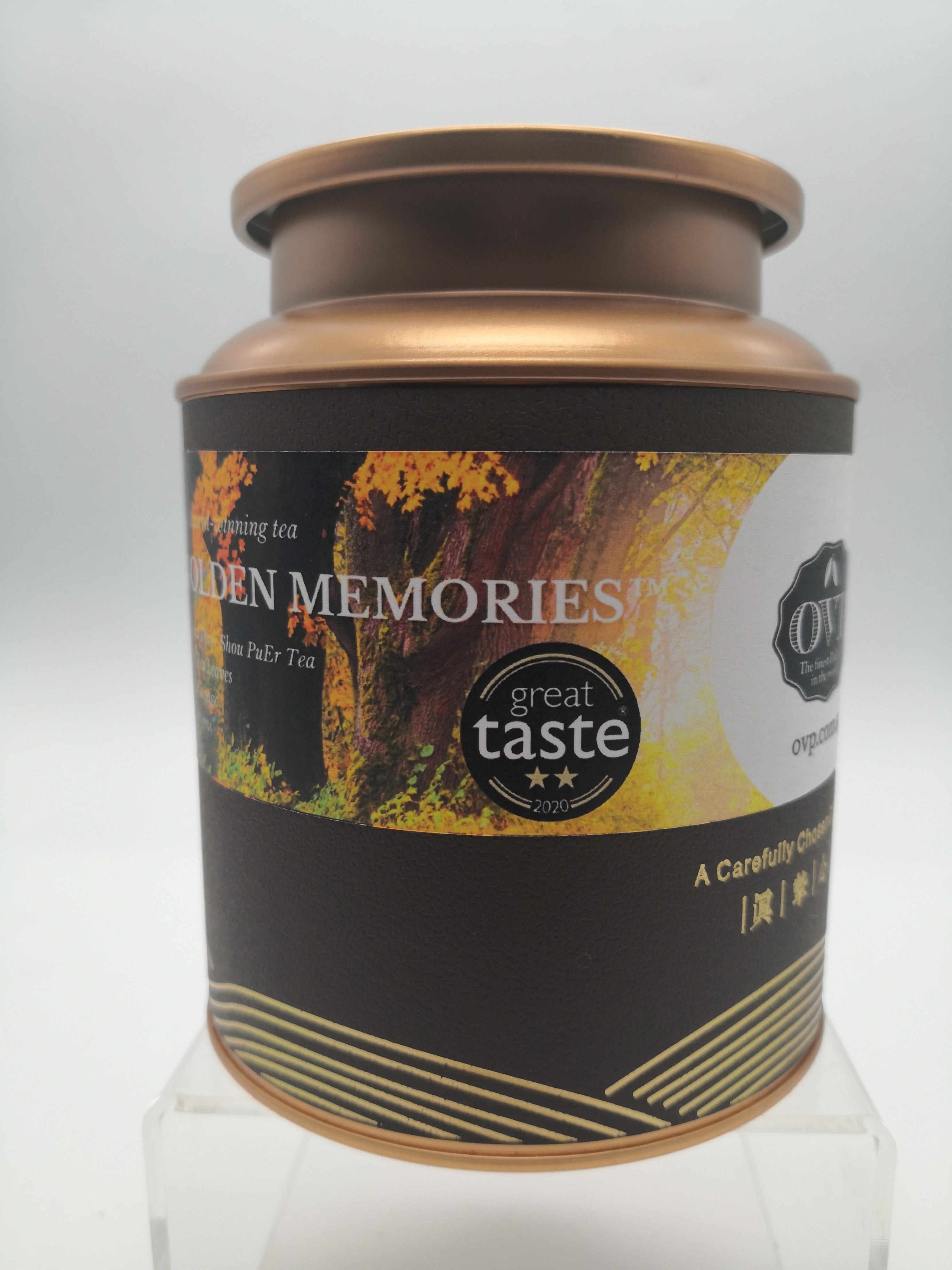 Premium Award-Winning OVP Mini Tea Brick - Fermented Pu'er from Ancient Tea Trees | Perfect for Tea Lovers, Gifts & Relaxation Moments