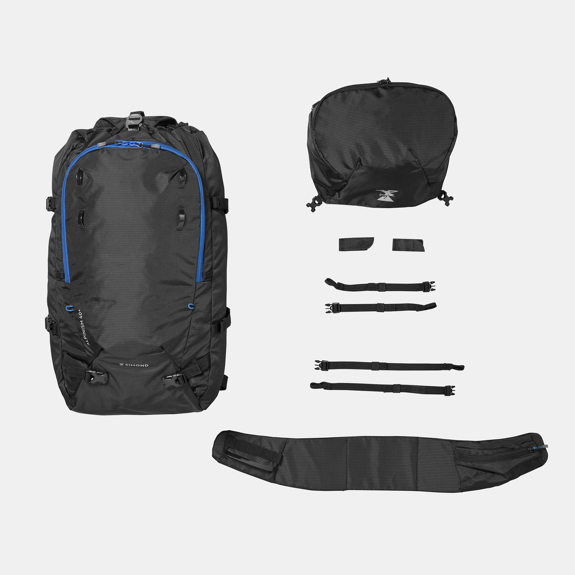 Simond Alpinism Evo 40L Mountaineering Backpack - Lightweight Climbing Pack for Hiking, Trekking & Alpine Adventures | Durable Waterproof Design for Outdoor Enthusiasts
