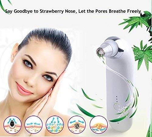 Vyoma Electric Blackhead & Pimple Remover - Acne Vacuum Suction Tool for Nose & Face | Microdermabrasion Pore Cleaner Device | Perfect for Daily Skincare & Spa Treatments