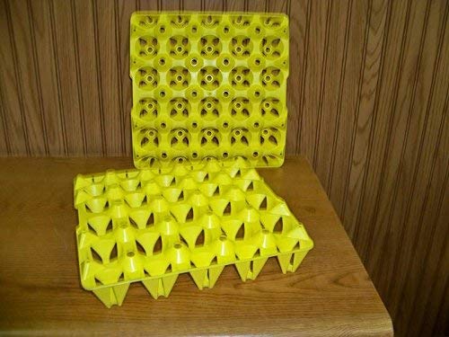 Cutler Supply, Inc - 6 Pack Egg Tray for Turkey, Duck & Peafowl Eggs | Durable Incubator Egg Holder | Perfect for Poultry Farming, Hatching & Breeding | Great for Small Farms & Backyard Chicken Coops