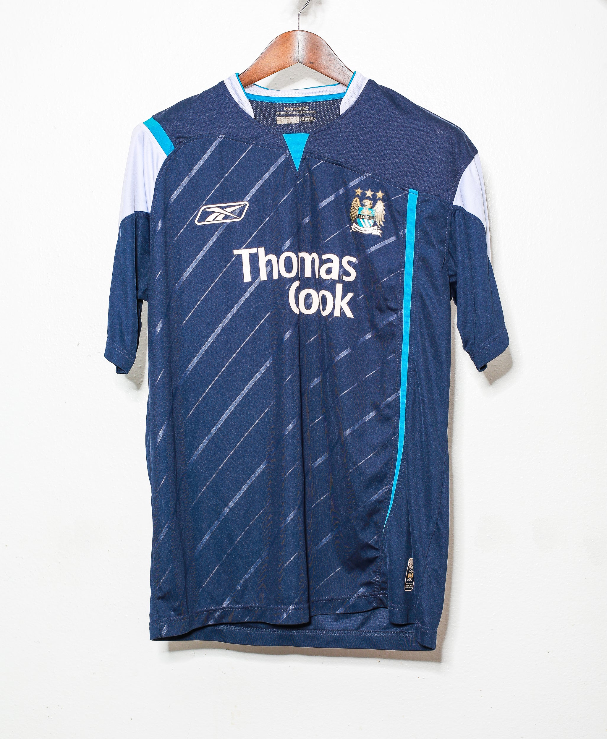 2005-2006 Manchester City Away Jersey (Size L) - Vintage Soccer Shirt for Fans & Collectors - Perfect for Match Days, Retro Fashion & Gift Giving