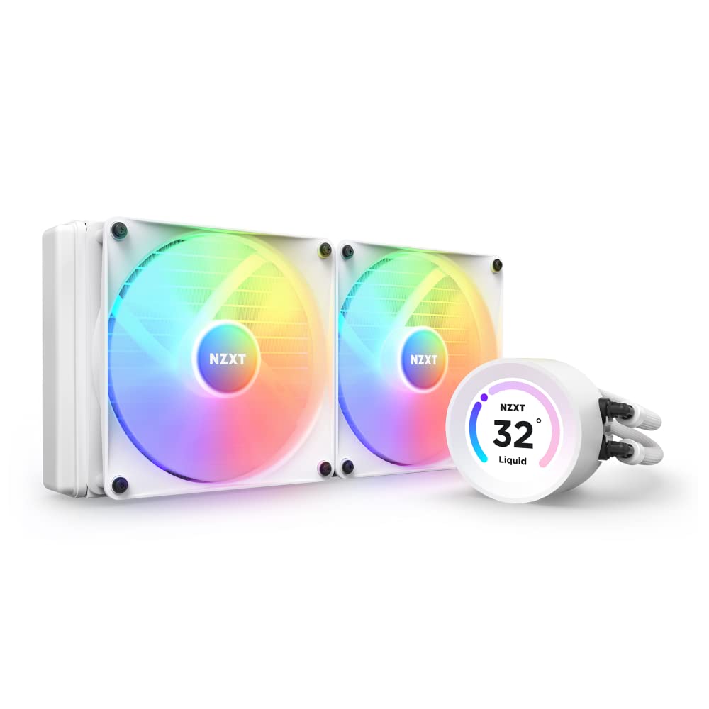 NZXT Kraken Elite 280 RGB AIO Liquid CPU Cooler - 280mm Radiator with 2.36