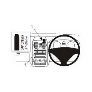ClicOn No Holes Center Dash Mount for Hyundai Getz (2006-2010) - Universal Smartphone Holder for Safe Driving & GPS Navigation
