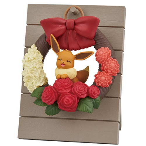 Pokemon Wreath Collection Happiness Re-Ment 2 Inch Mini Figure - Cute Collectible Toy for Display, Gift Giving & Anime Decor