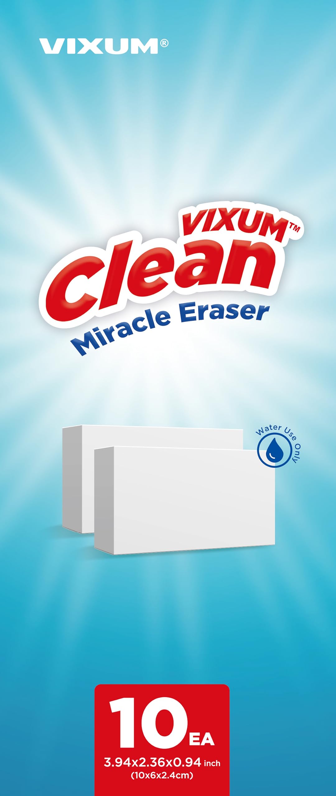 Premium Korean Cleaning Sponge - 10 Pack for Kitchen & Bathroom