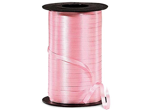 17 Rolls Pink Curling Ribbon 3/16