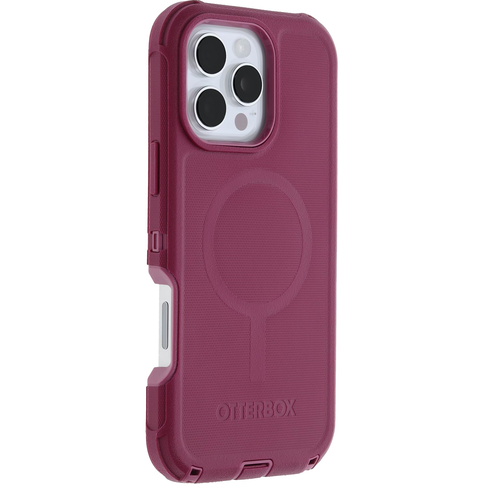 OtterBox Defender Series Case for iPhone 16 Pro Max - Shockproof, Drop Protection, Screen Protector | Foxberry Pink | Perfect for Outdoor, Work & Everyday Use