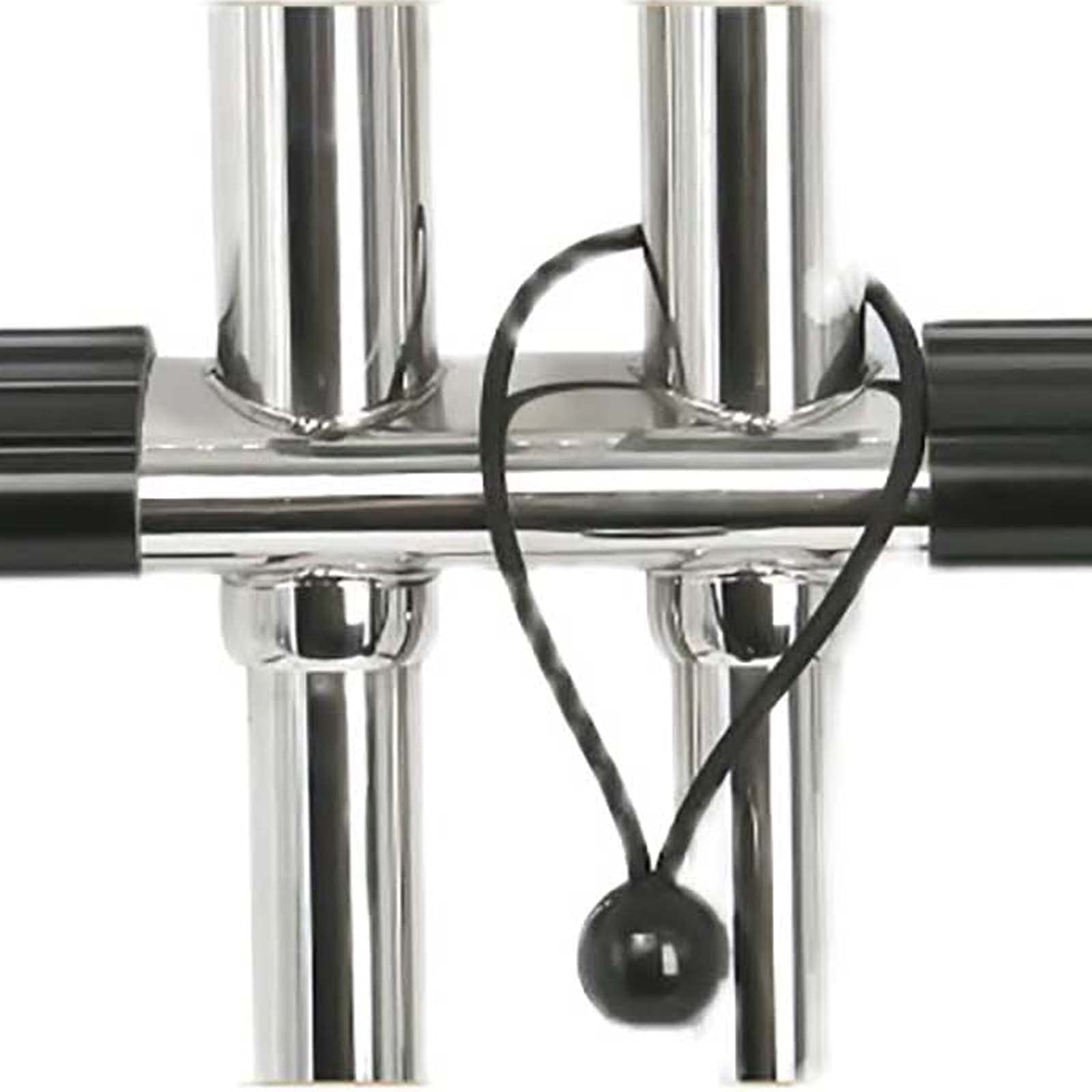 3-Step Telescoping Boat Boarding Ladder - Heavy Duty Marine Swim Platform Ladder with Dual Vertical Telescopic Design for Easy Diving & Boarding | Transom Mount | Perfect for Fishing, Swimming & Water Sports