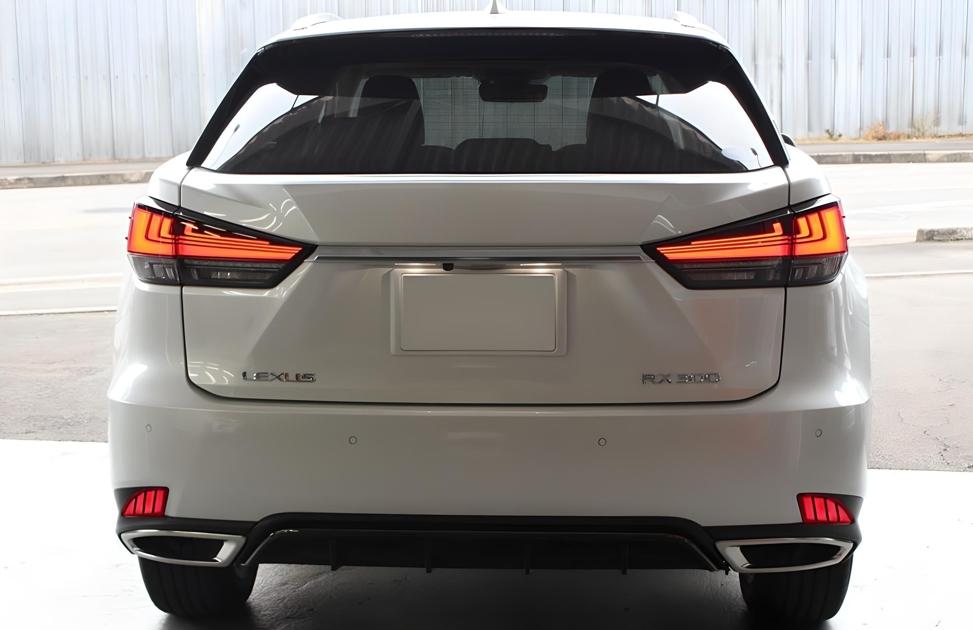 Full LED Bumper Reflector Lights for Lexus RX 2020-2022 Models with Brake Signal Function - Upgrade Your Car's Rear Lighting for Enhanced Safety & Style