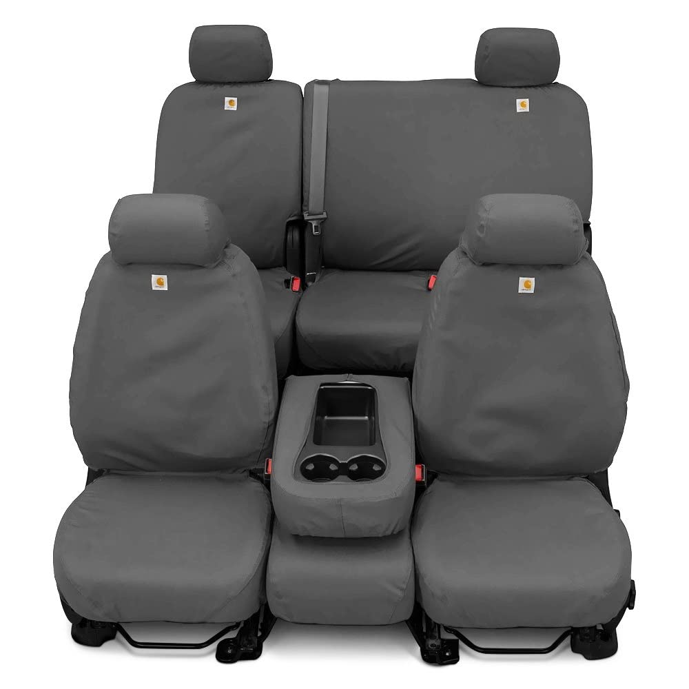 Covercraft SS2485WFGY Custom Fit Seat Covers for Cars & Trucks - Durable, All-Weather Protection for Drivers & Passengers - Perfect for Road Trips, Commuting & Outdoor Adventures