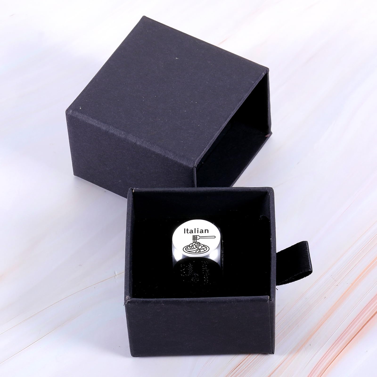 Valentine's Day Gifts for Him & Her - Romantic Anniversary Food Dice Game for Couples, Boyfriend & Girlfriend Presents - Perfect Wedding, Birthday Gift for Husband, Wife, Men & Women | Fun Date Night Activity & Couples Game Night