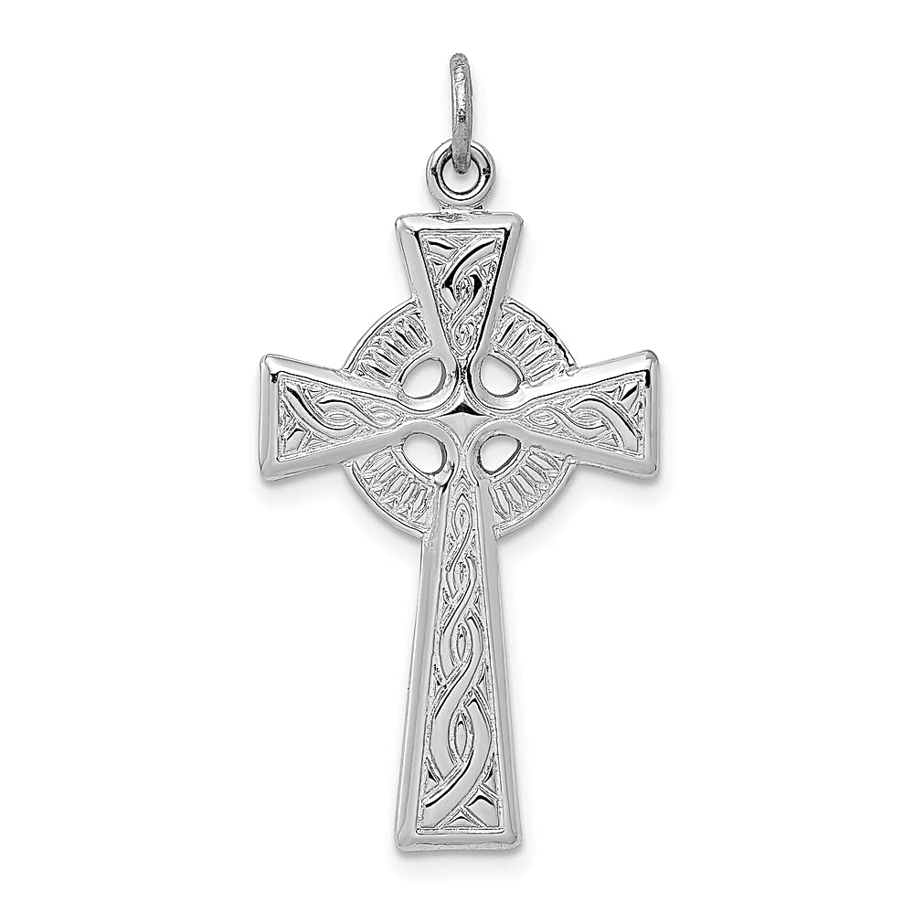 925 Sterling Silver Irish Claddagh Celtic Knot Cross Pendant Necklace for Women - Religious Jewelry Gift for Her, Perfect for Weddings, Anniversaries & Special Occasions
