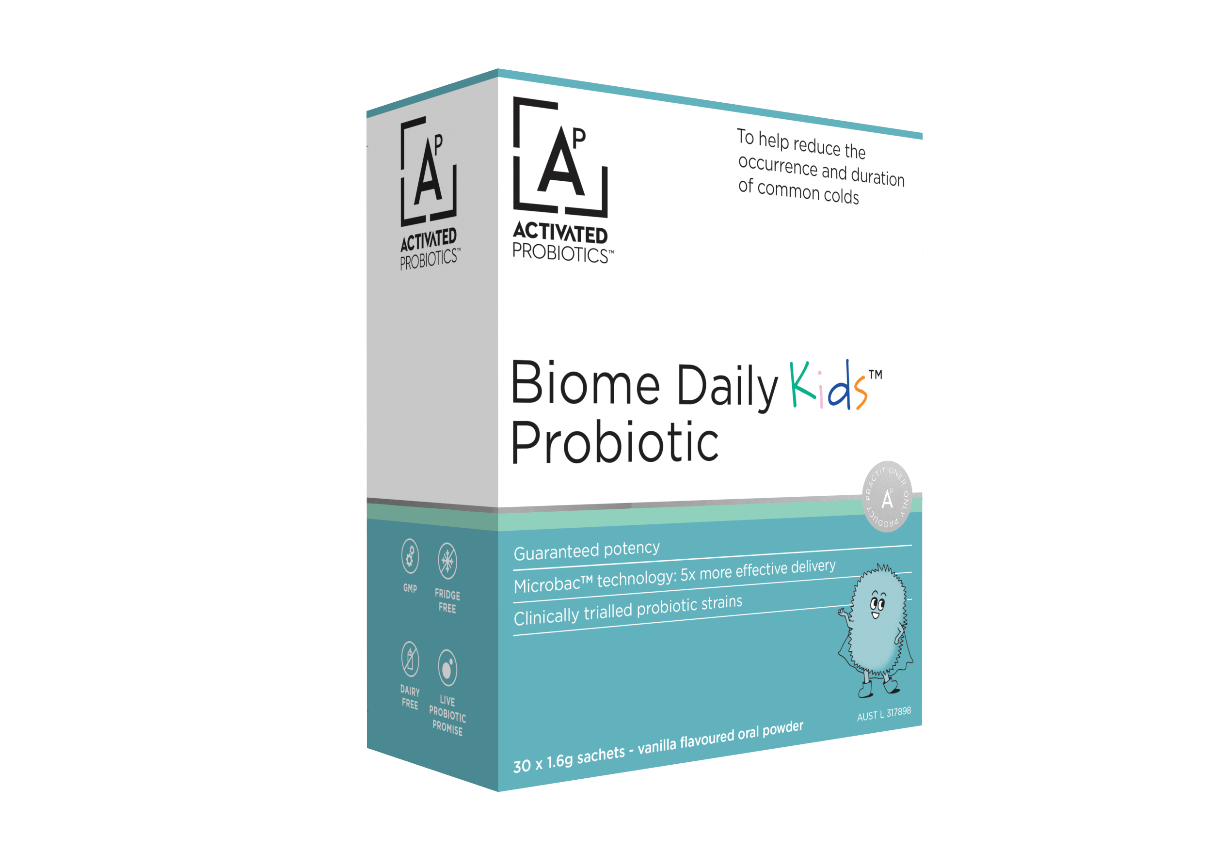 Kids Daily Probiotic Supplement with Activated Biome for Gut Health - Supports Digestion & Immunity for School, Travel & Active Lifestyles