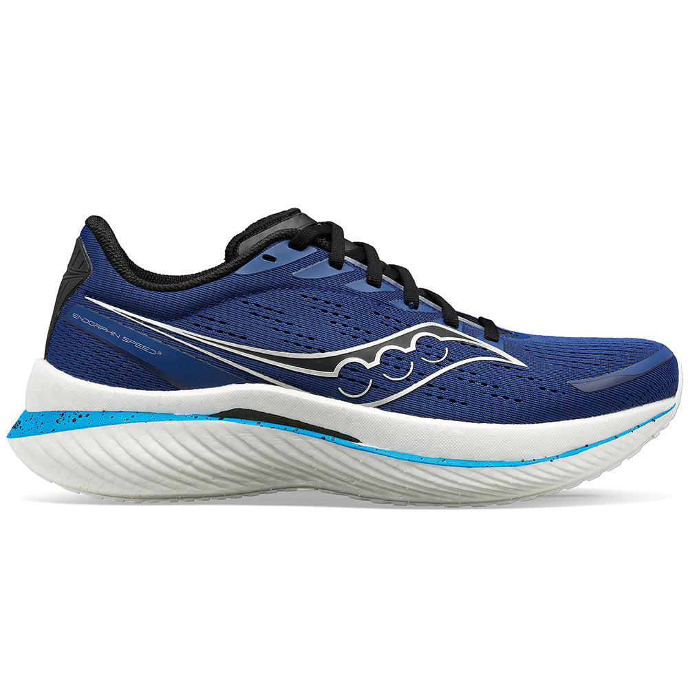 Men's Saucony Endorphin Speed 3 Running Shoes - Lightweight Cushioned Road Racing Sneakers for Marathon Training & Long Distance Running