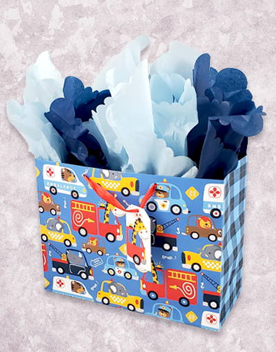 Animal Print Gift Bags for Party Favors - Cute Animal Drivers Themed Gift Bags for Birthday, Baby Shower & Holiday Celebrations