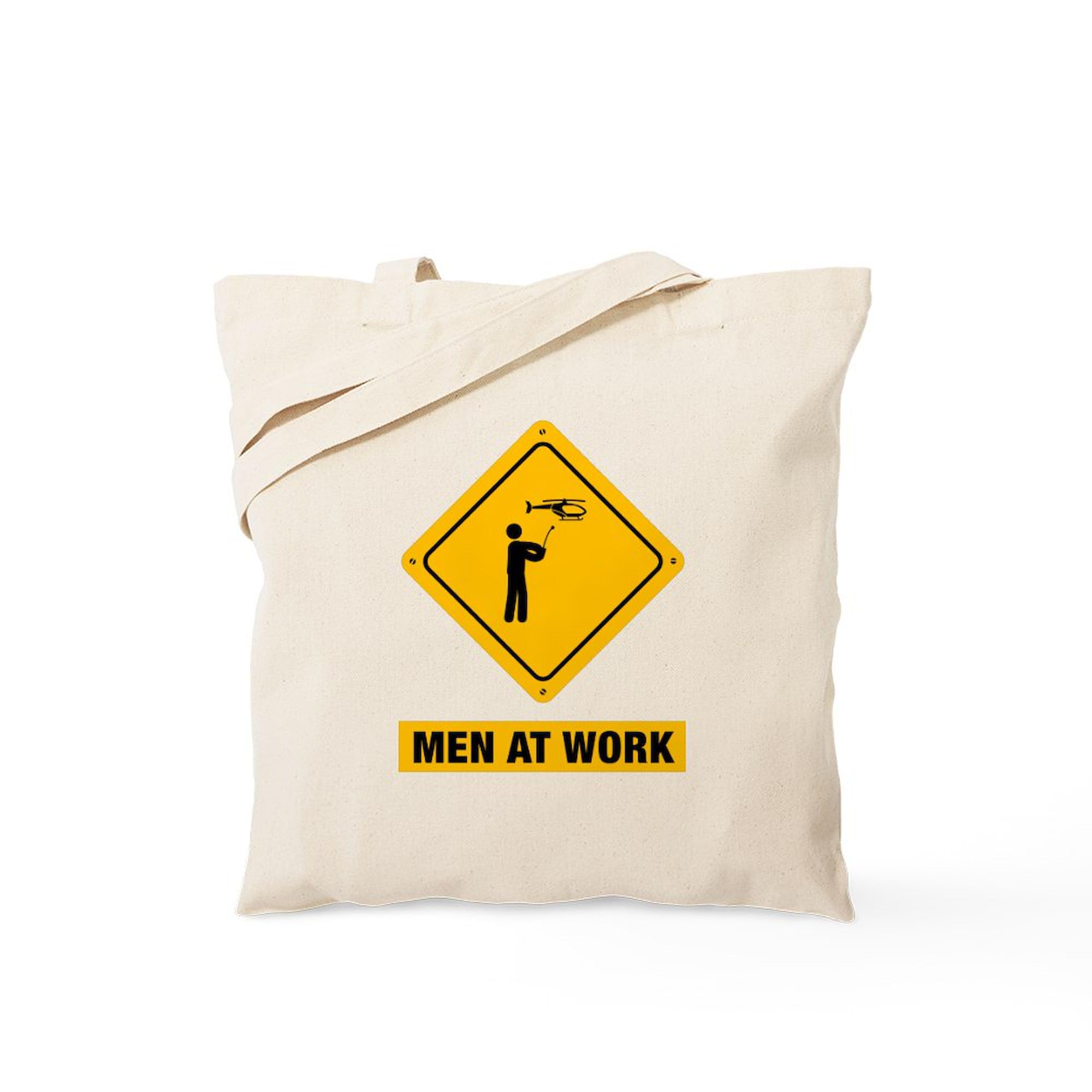 RC Helicopter Tote Bag - Natural Canvas Reusable Shopping Bag for Groceries, Beach & Everyday Use | CafePress