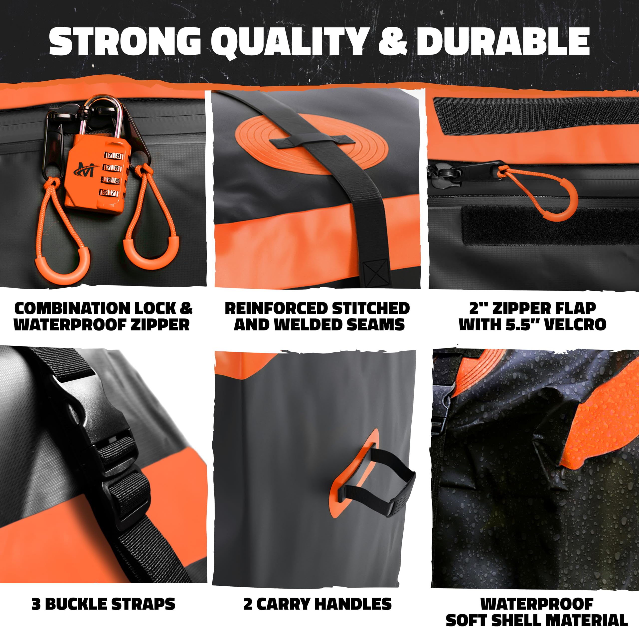 **Mockins 30 Cu.Ft. Waterproof Trailer Hitch Cargo Carrier Bag – 60