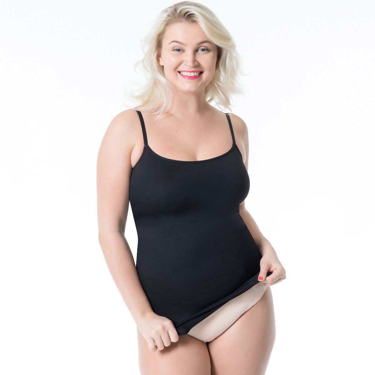 EUYZOU Women's Tummy Control Shapewear Tank Tops - Seamless Body Shaper Compression Top for Slimming & Smoothing | Perfect for Dresses, Workout & Everyday Wear