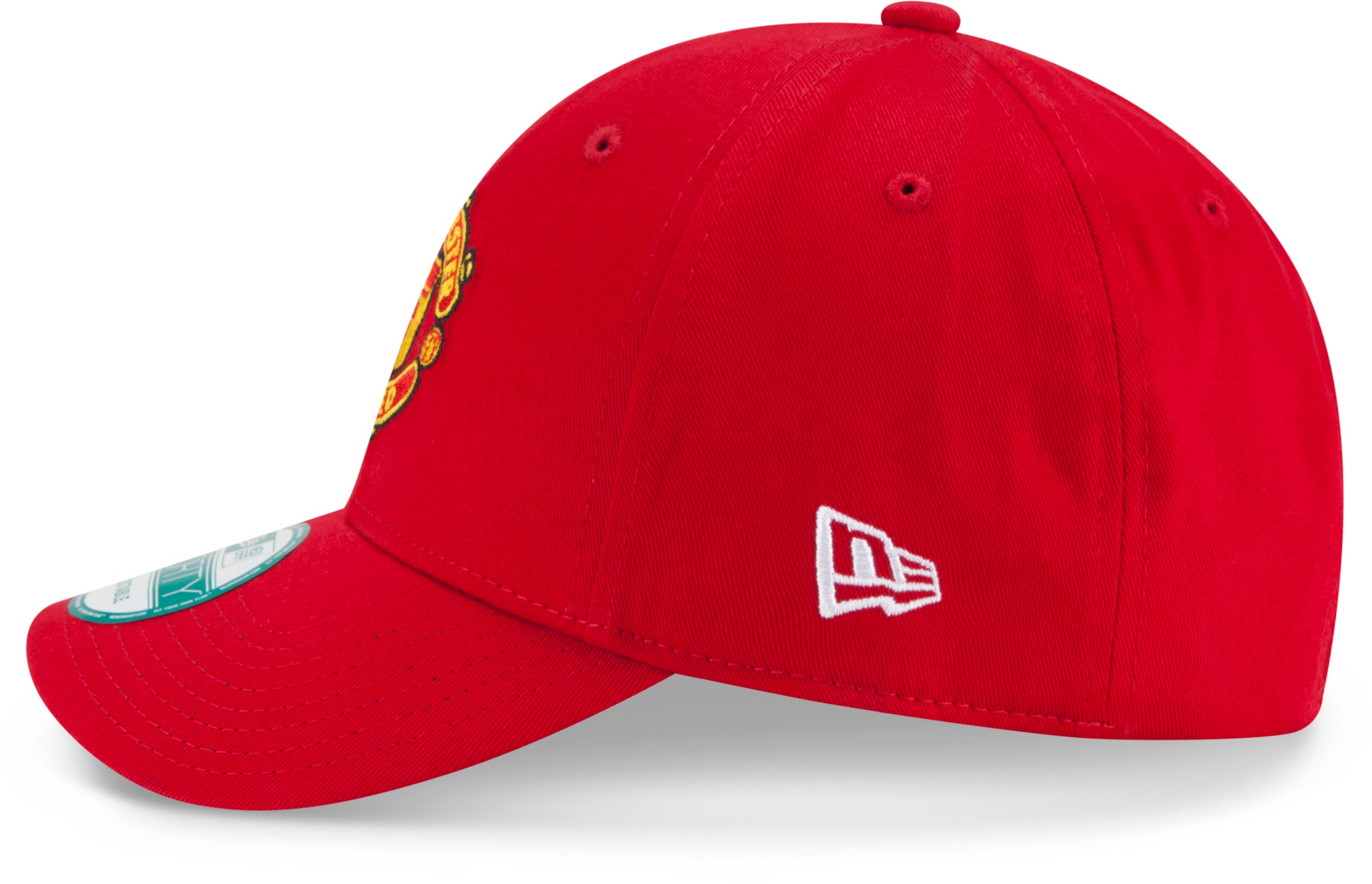 Official Manchester United FC New Era 9Forty Adjustable Snapback Cap - Red Team Logo Baseball Hat for Men & Women - Perfect for Game Day, Sports Events & Fan Collections