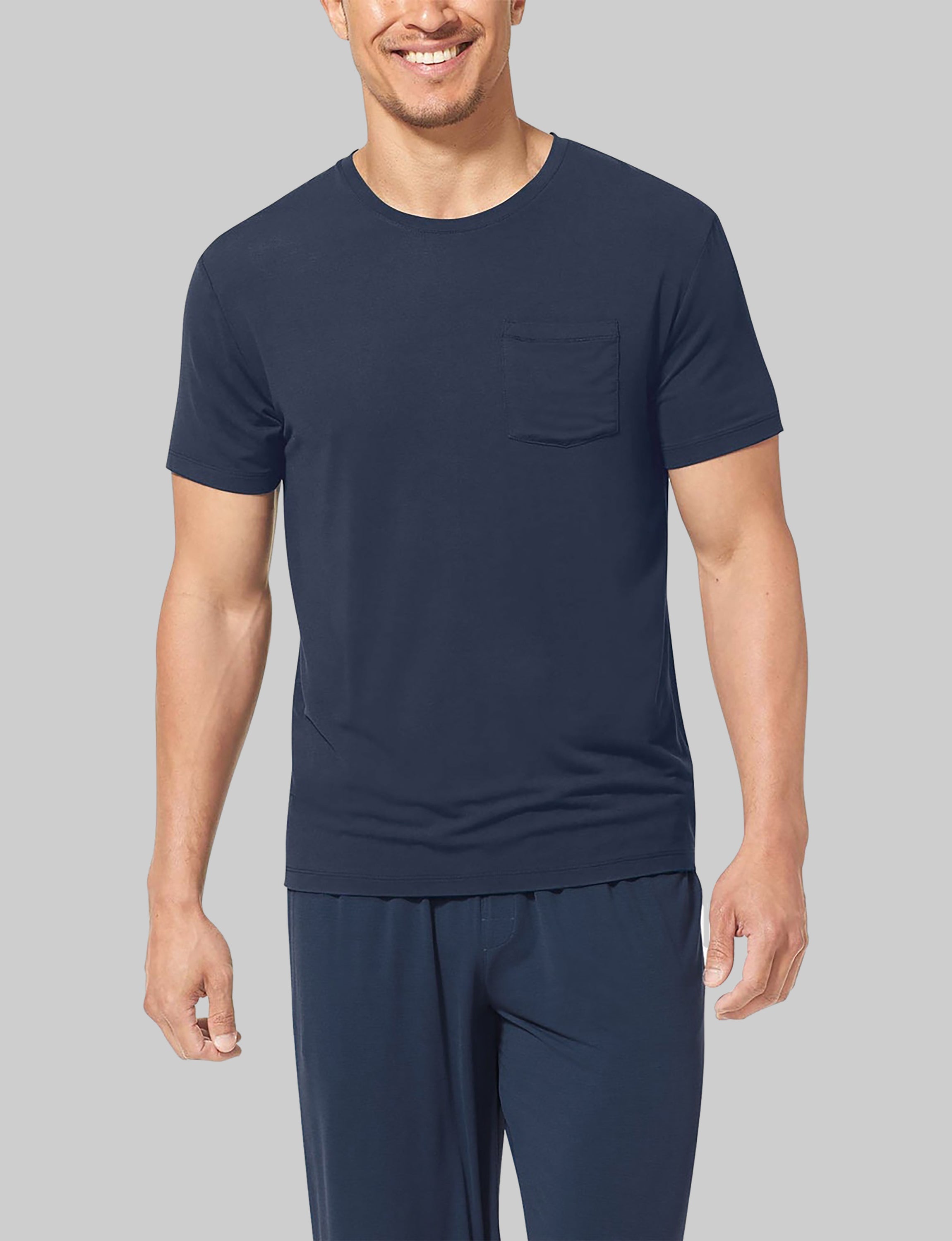 Second Skin Sleep Pocket Tee & Pant Set - Ultra Soft Pajama Set for Women - Perfect for Lounging, Sleeping & Travel