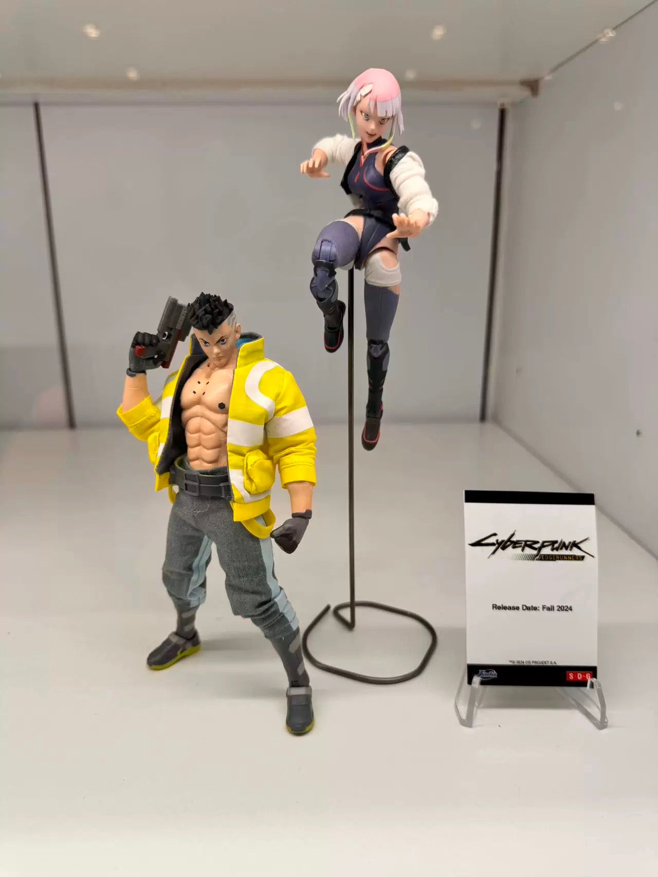 Jada Toys 1/12 Scale 6-inch Cyberpunk: Edgerunners Lucy & David Action Figures - Collectible Anime Figures for Display & Gaming Scenes