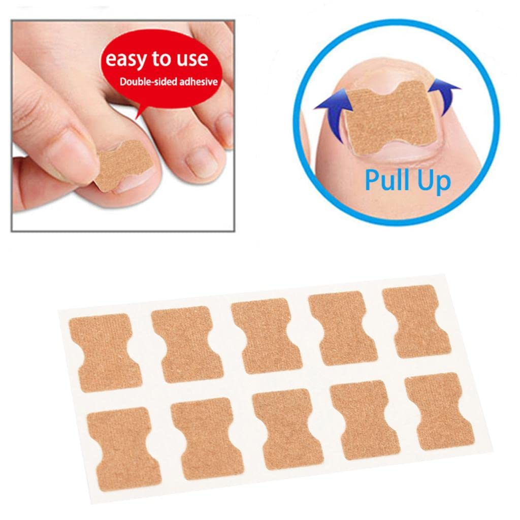 CALANDIS® Ingrown Toenail Corrector Stickers - 10PCS for Pain Relief & Paronychia Treatment - Toe Nail Care for Men & Women - Perfect for Runners, Athletes & Daily Foot Comfort