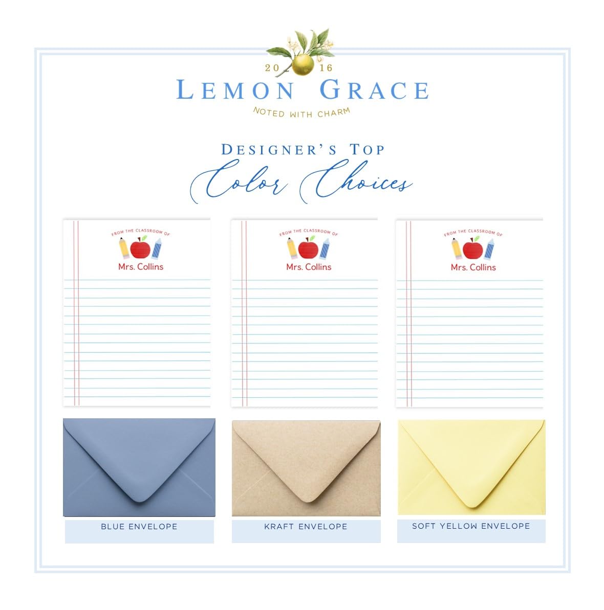 Personalized Teacher Notepad - Custom Apple Design Notepad for Educators, Teacher Appreciation Gift, Classroom Supplies (ANO-1703) - Perfect for Thank You Notes, Lesson Planning & Student Encouragement