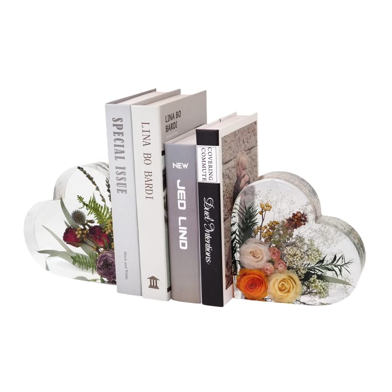 Hexagon Bookends Resin Molds - Large Silicone Molds for Crystal Epoxy Bookends, Desktop Organizer & Home Office Decor - Perfect for Bookshelf Styling, Gift Giving and DIY Craft Projects