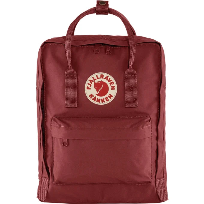 Fjallraven Classic Kanken Backpack - Burgundy Red Laptop Backpack for School, Travel & Outdoor Adventures | Water-Resistant & Durable Daypack for Men & Women