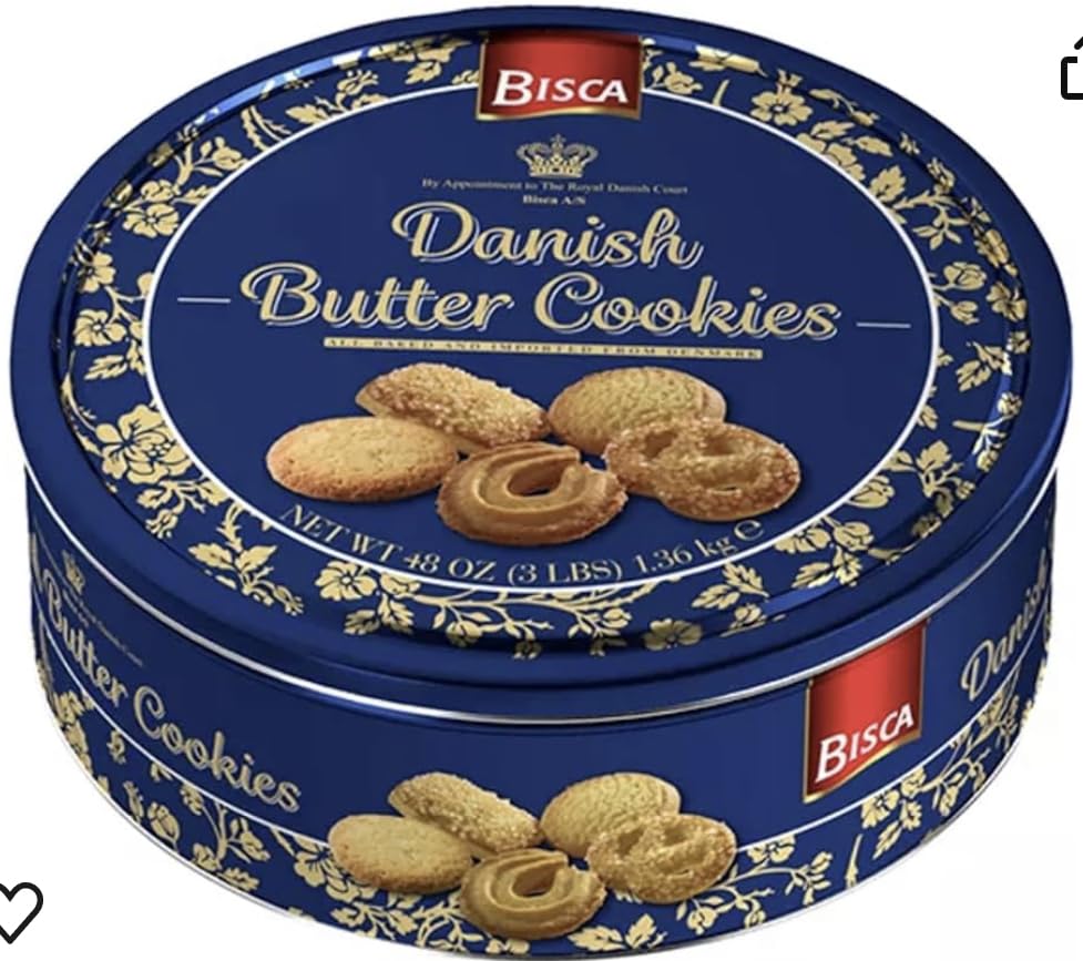 Danish Butter Cookies 3lb - Delicious Treats for Gifting & Tea Time