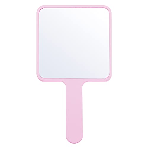 FOMIYES Portable Makeup Mirror - Handheld Cosmetic Mirror for Women & Girls, Compact Travel Mirror with LED Light for Home, Travel, and On-the-Go Beauty Touch Ups