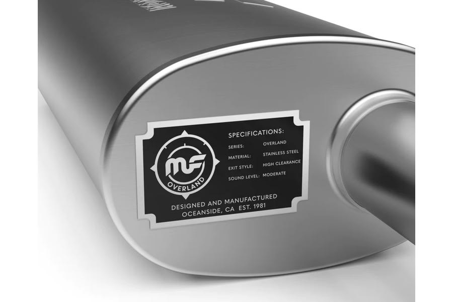 MagnaFlow Overland Series Cat-Back Performance Exhaust System for Jeep Gladiator JT 3.6L - Enhanced Sound & Power for Off-Road Adventures & Daily Driving