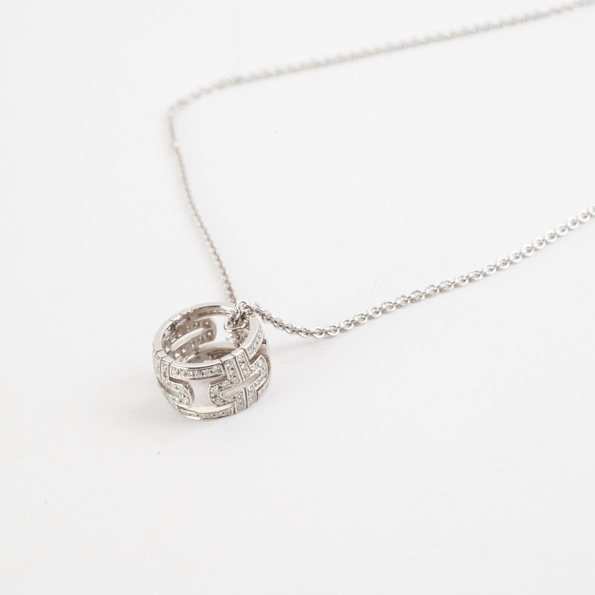 Bvlgari Parentesi Ring Pendant Necklace - 18K Gold Luxury Jewelry for Women | Elegant Italian Designer Necklace for Gifts, Weddings & Special Occasions