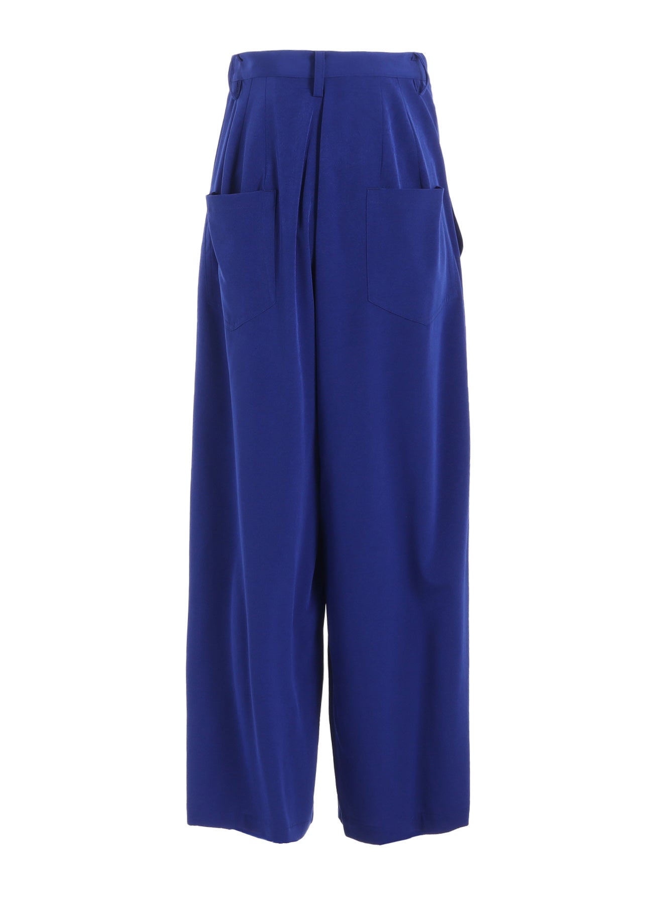 CREPE de CHINE DOUBLE TUCKED WIDE PANTS for Women - High Waist Flowy Palazzo Pants for Office, Travel & Casual Wear