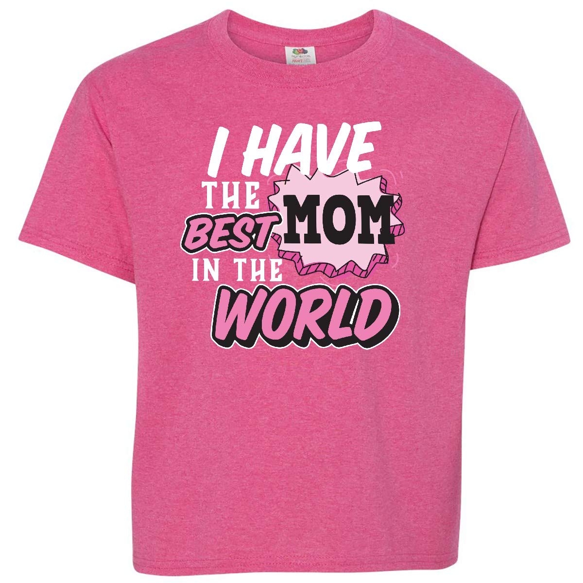 Best Mom in The World Speech Bubble Youth T-Shirt - Gift for Mother's Day