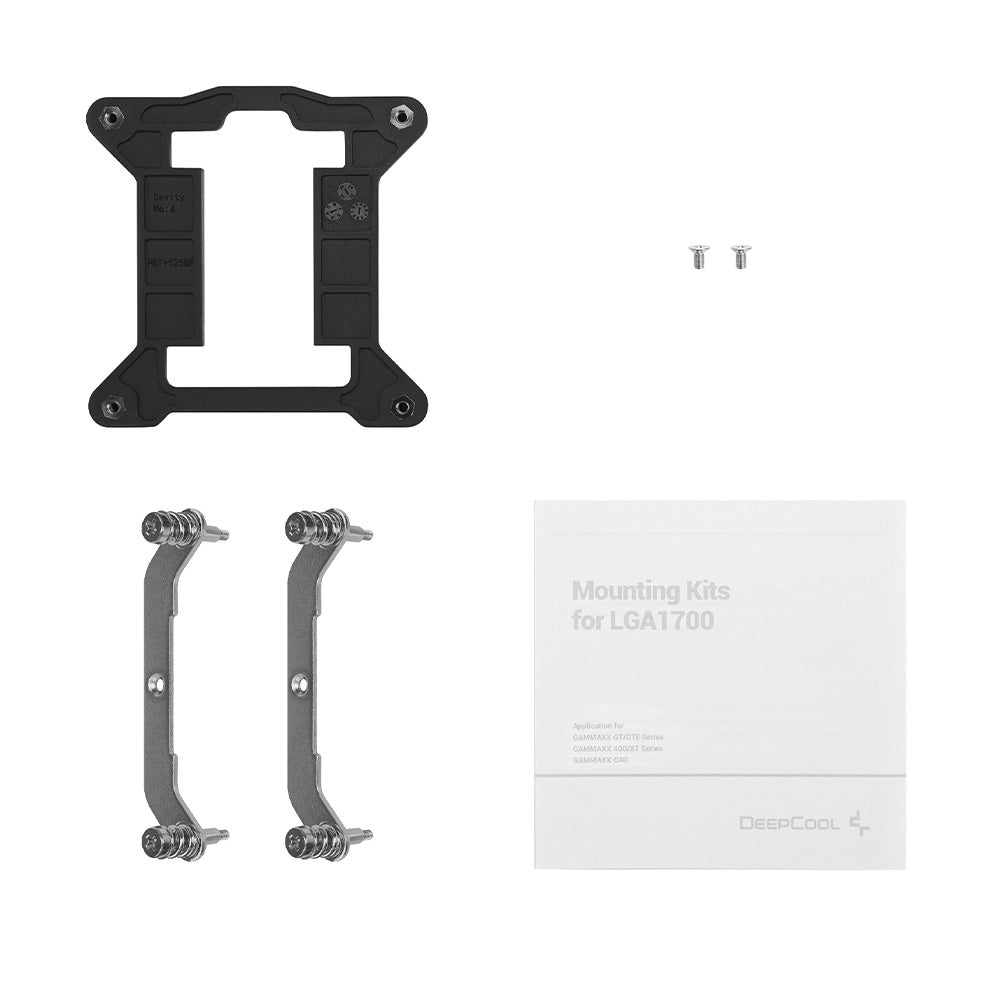 Deepcool Intel LGA1700 Mounting Bracket Kit for Gammaxx C40 GT/GTE 400/XT Series - Compatible CPU Cooler Upgrade for 12th/13th Gen Intel Processors - Perfect for PC Gaming & Workstation Builds