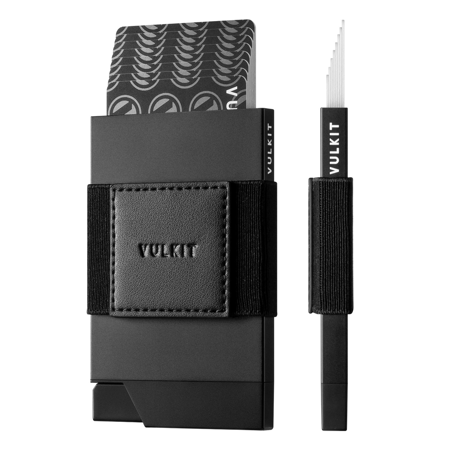 VC408 RFID Blocking Men's Wallet with AirTag Holder & Money Band - Slim Card Holder for Cash & Credit Cards - Perfect for Travel, Business & Everyday Use