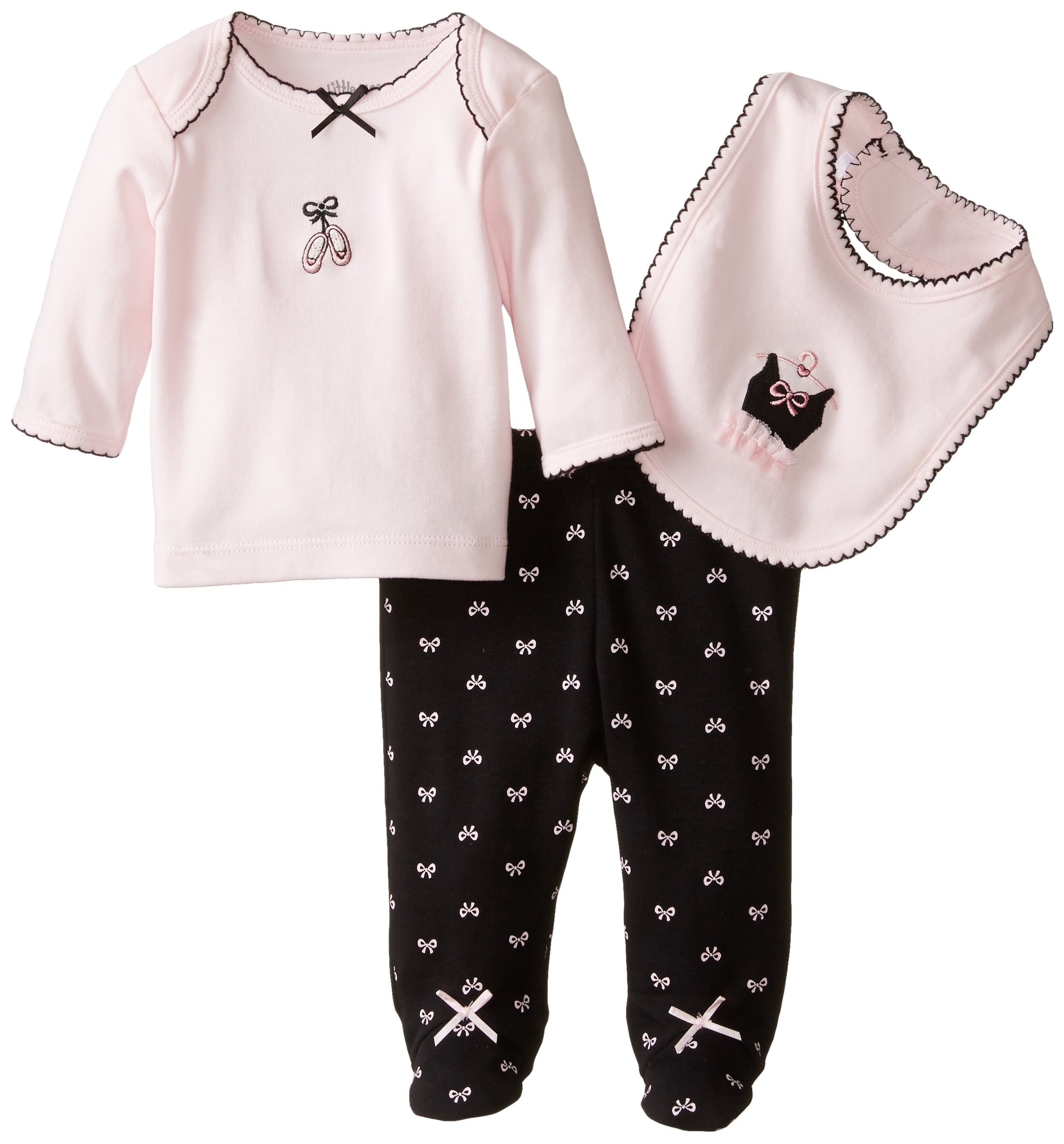 Little Me Baby Girls' 3-Piece Gift Set - Perfect for Newborns & Gifting