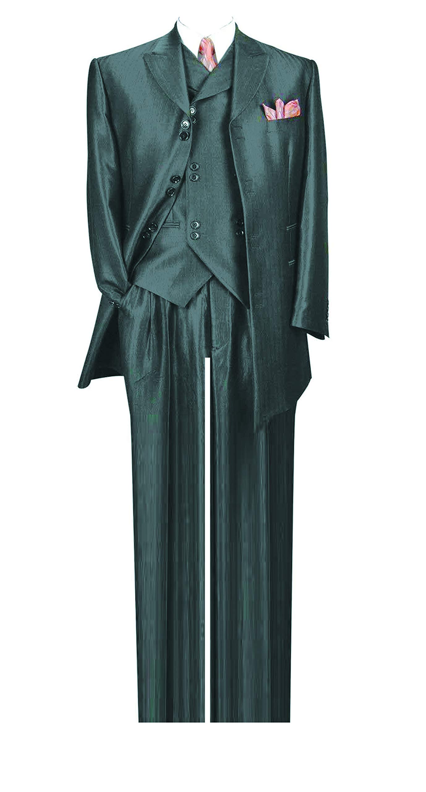 Stylish Herringbone Stripe Men's 3-Piece Suit Set with Vest & Dress Pants - Perfect for Weddings, Business Meetings & Formal Events