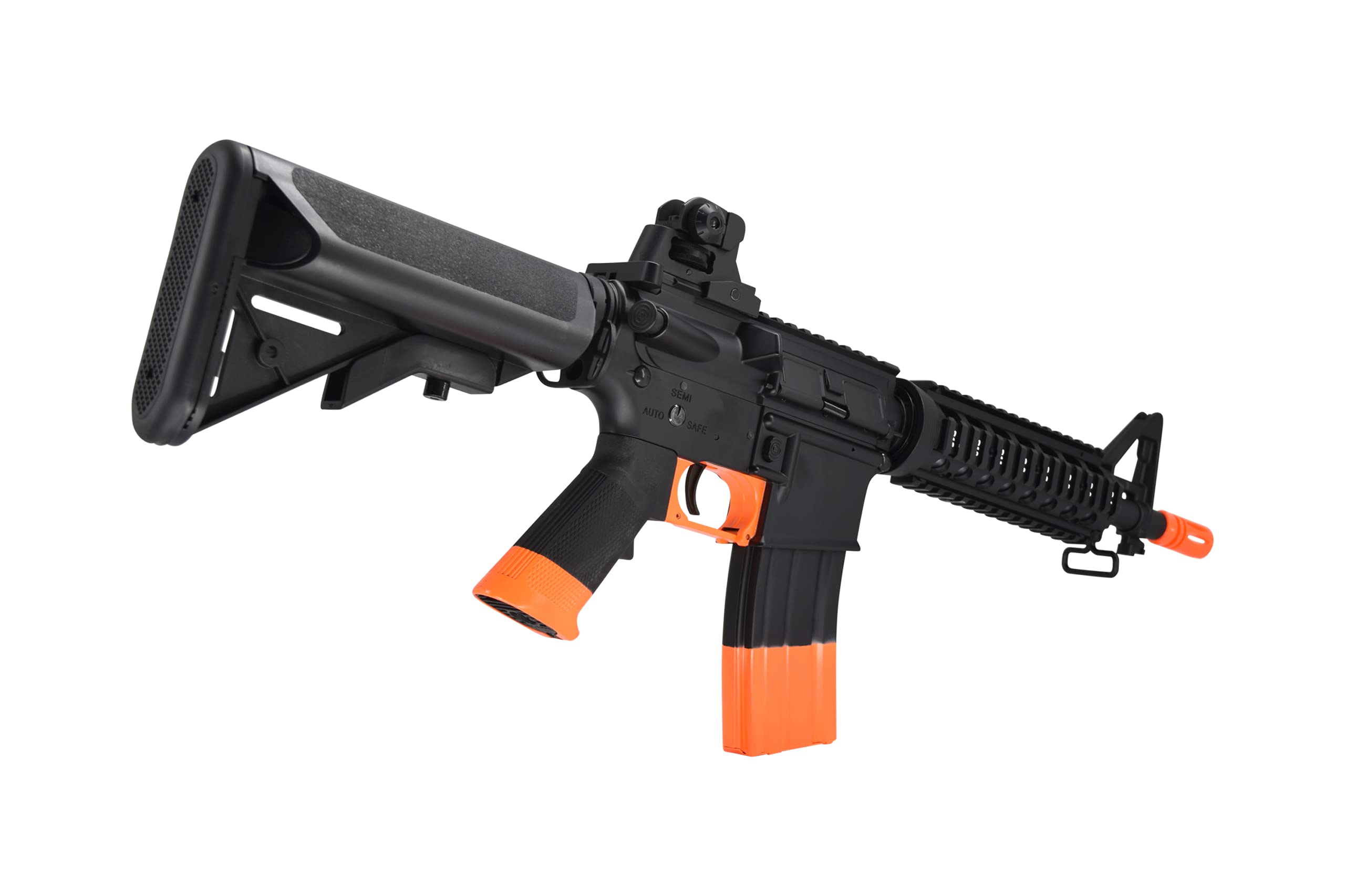 SOFT AIR USA Colt M4 CQB AEG Electric Airsoft Rifle - High Power 453 FPS, Black - Perfect for Tactical Training, Outdoor Games & Military Simulation