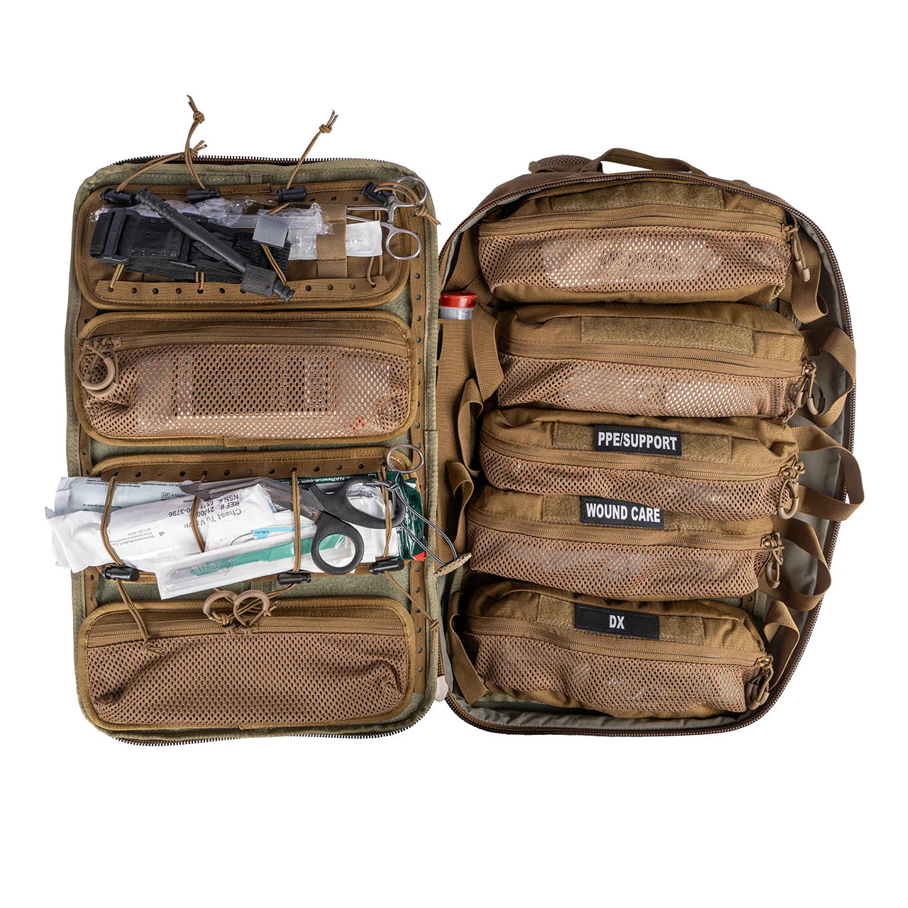Eberlestock Mission Medic Pack - Lightweight Tactical Backpack for Outdoor Adventures, Hunting & Emergency Medical Use | Durable & Mobile Workstation for Hiking, Camping & Survival Gear